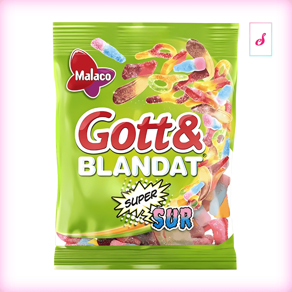 Malaco Gott & Blandat Super Sur Fruchtgummi Mix