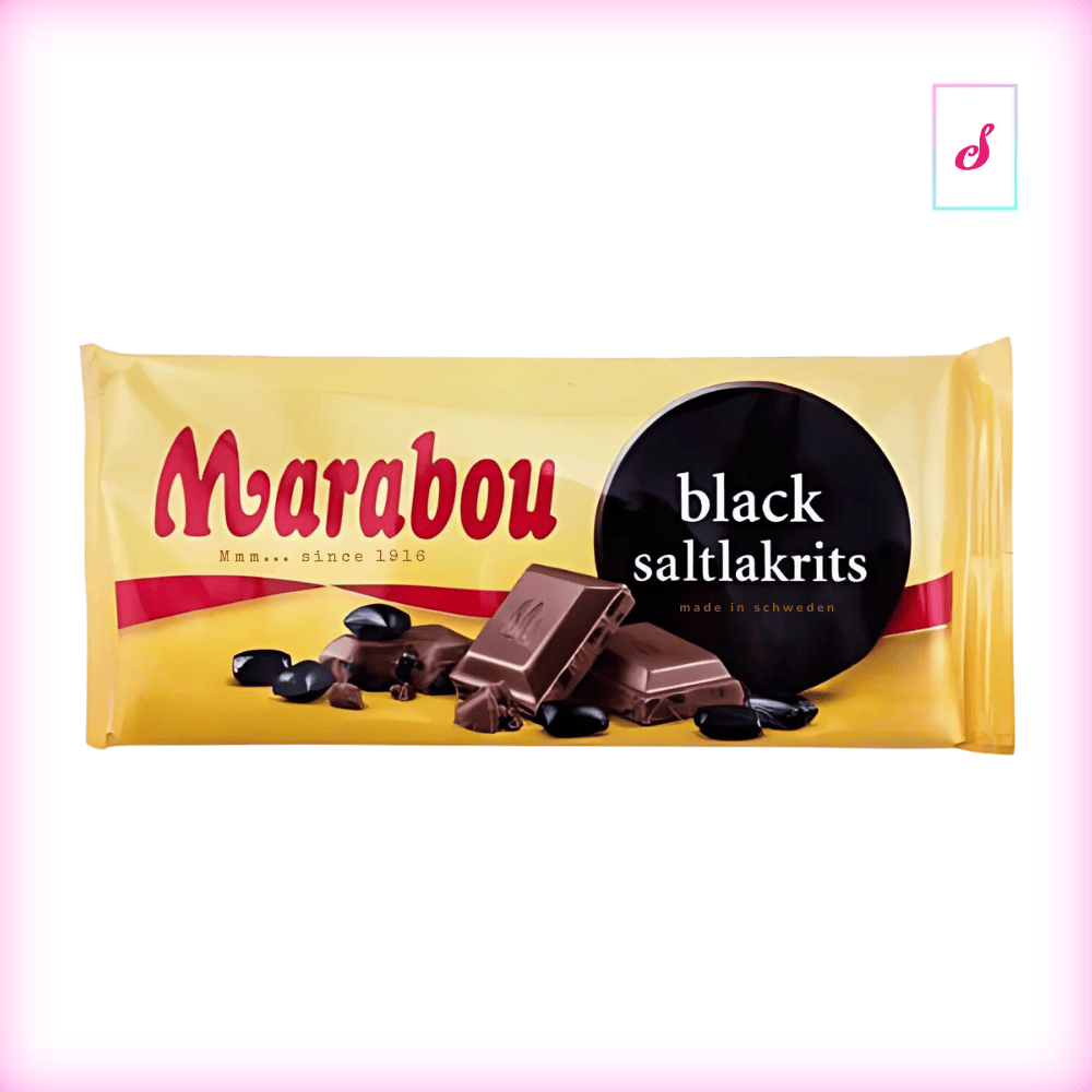 Marabou Black Saltlakrits