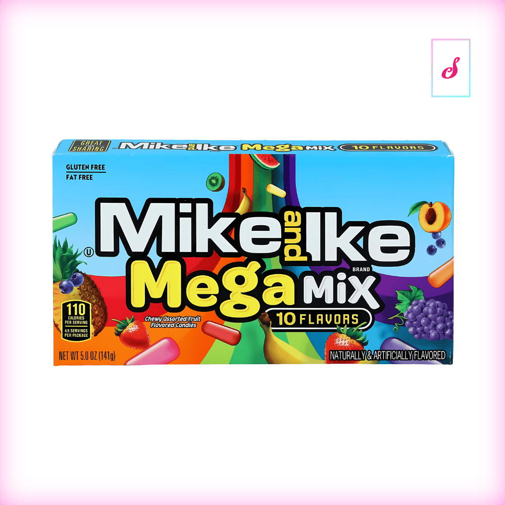 Mike and Ike Mega Mix 10 Flavours Theater Box