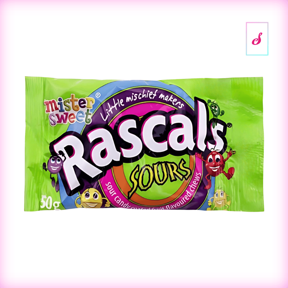 Mister Sweet Rascals Sour Candy Coatet Fruit Flavoured Chews