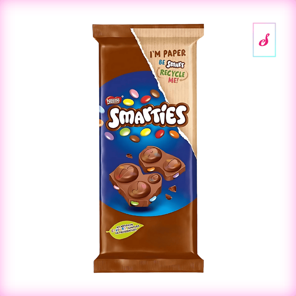 Nestle Smarties Milk Chocolate Tafelschokolade