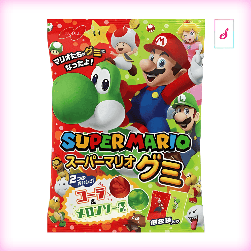 Nobel Super Mario Fruchtgummi Melon Soda & Cola