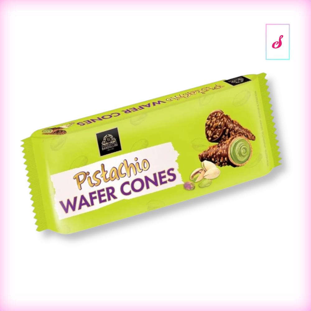 Pistazien Waffelhörnchen