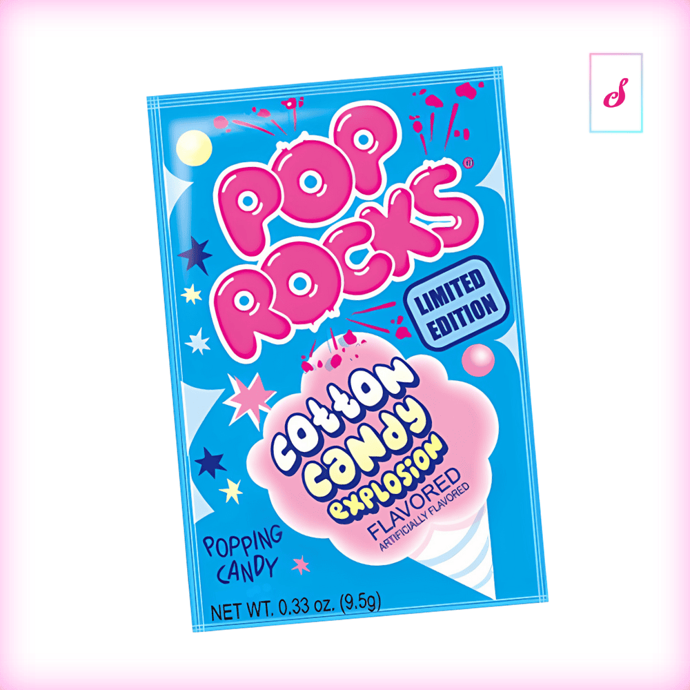 Pop Rocks Cotton Candy Explosion Poppiong Candy