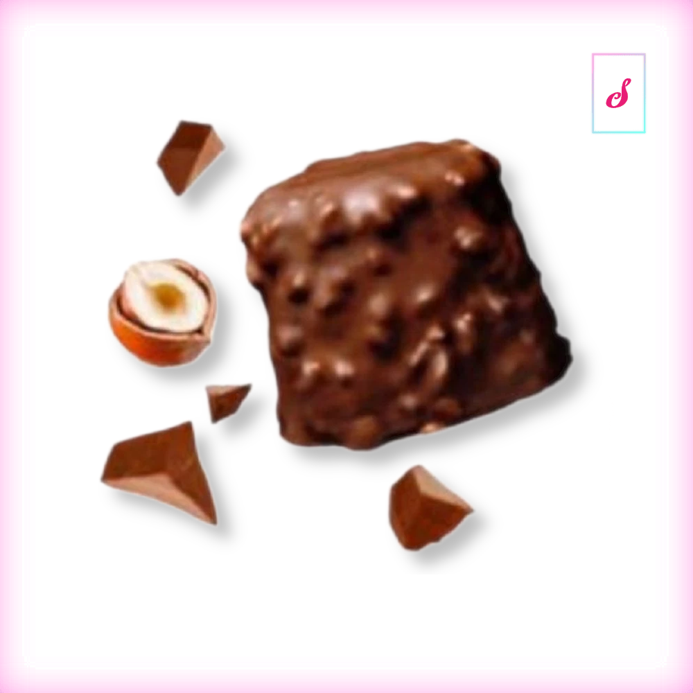 Schoko-Felsen mit Haselnuss