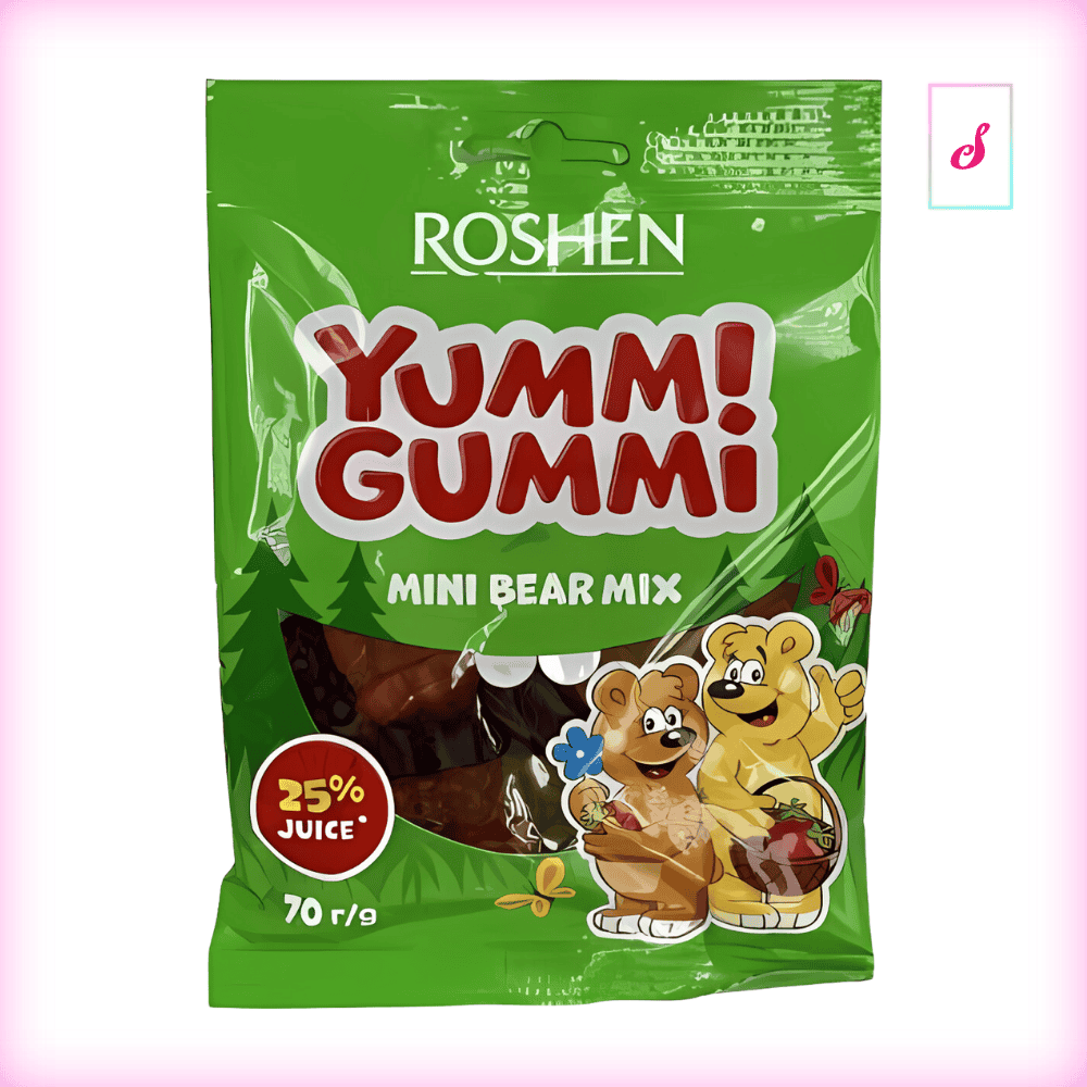 Roshen Yummi Gummi Mini Bear Fruchtgummi Mix