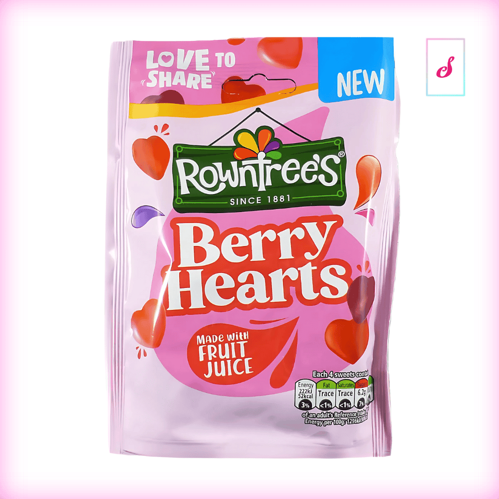 Rowntrees Berry Hearts Fruchtgummi