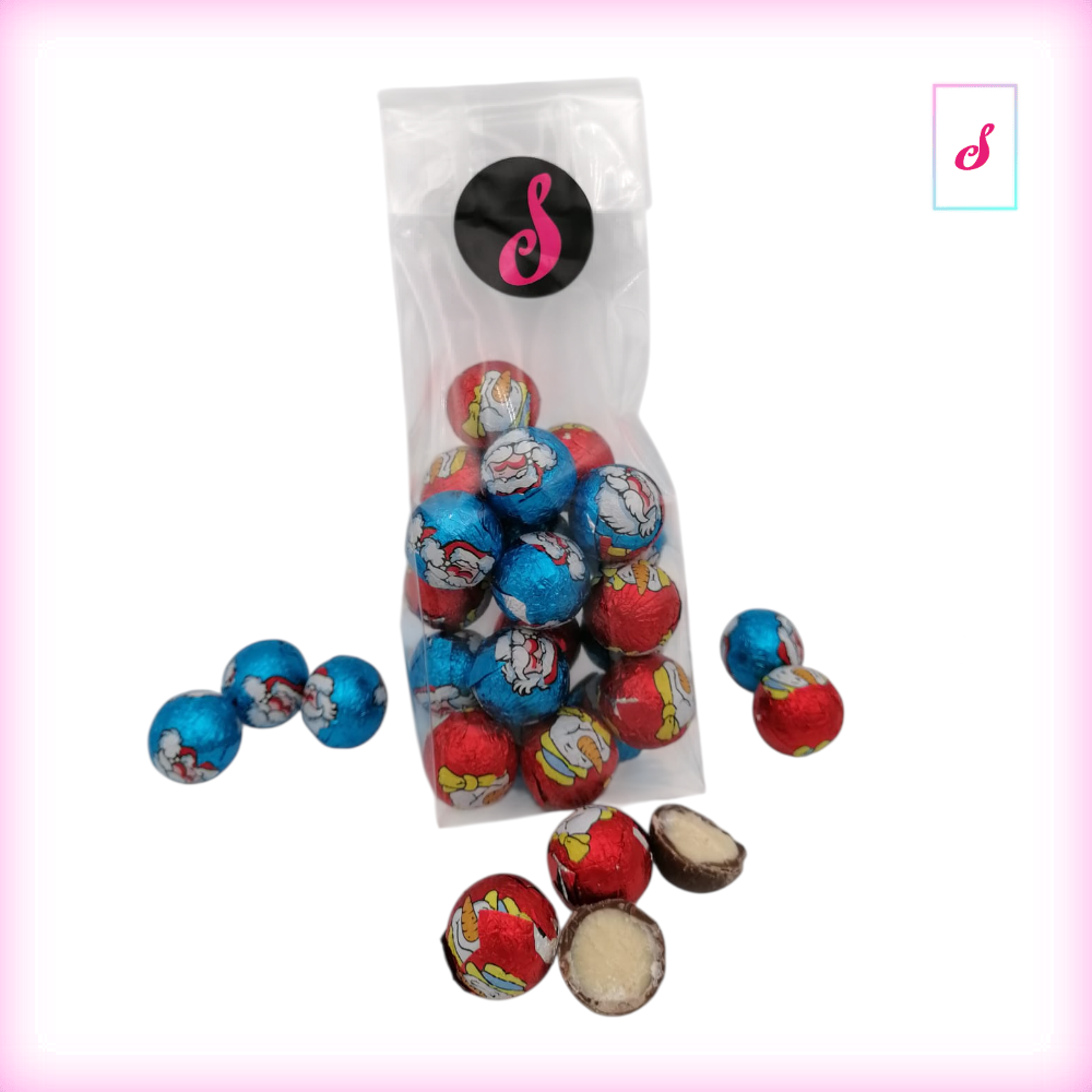 Schokokugeln mit cremiger Füllung