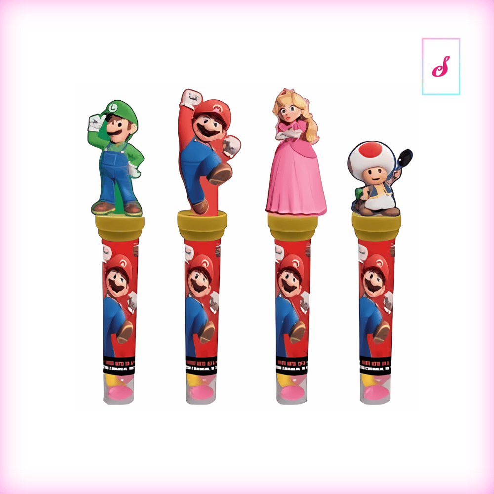 Super Mario Candy Tube Jelly Beans Stempel