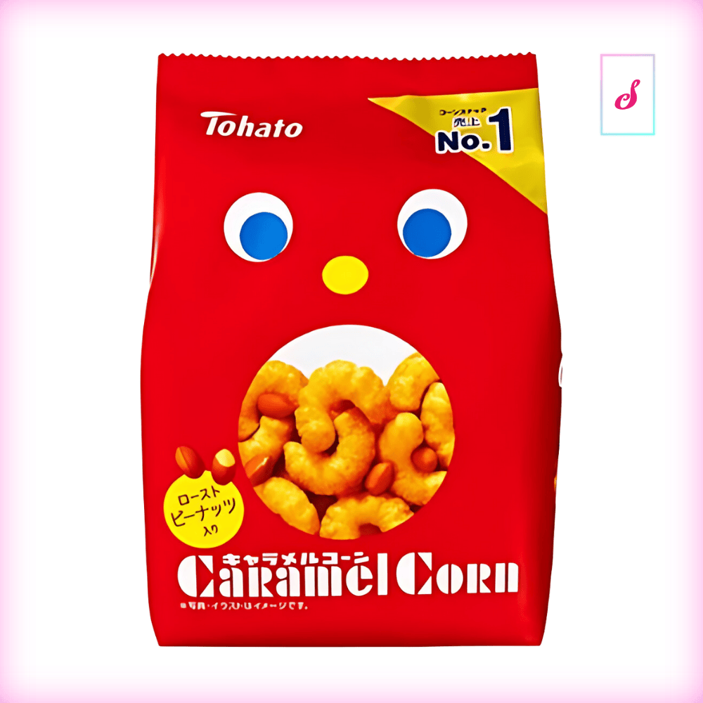 Tohato Caramel Corn Puffs Original Karamellmais Snack