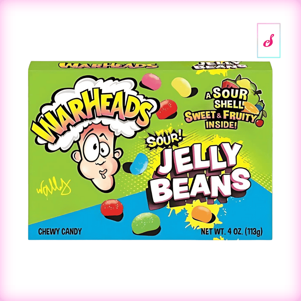 Warheads Sour Jelly Beans Theatre Box