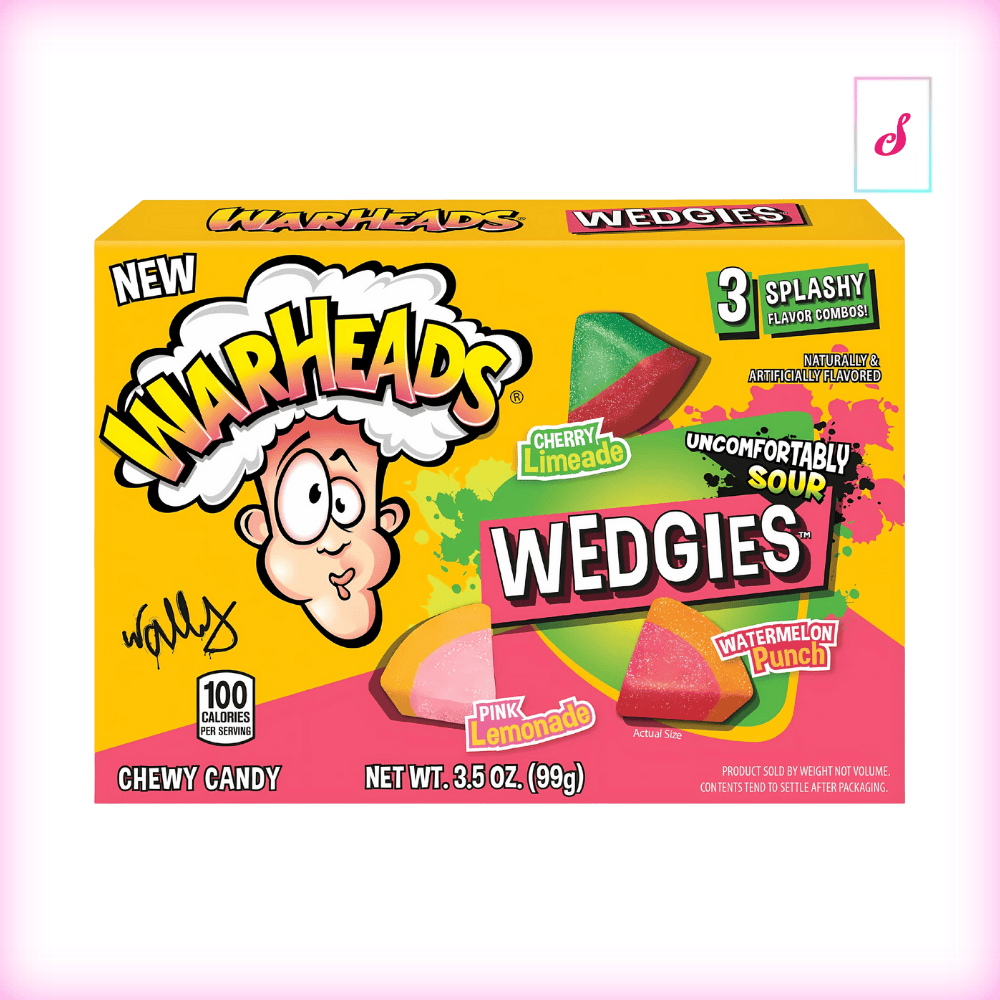 Warheads Wedgies Sour Candy Theatre Box