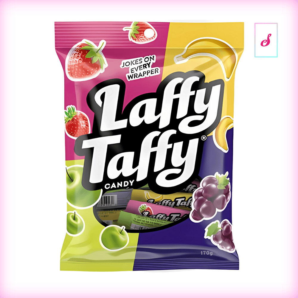 Wonka Laffy Taffy Assorted Candy Mixed flavors Peg Bag