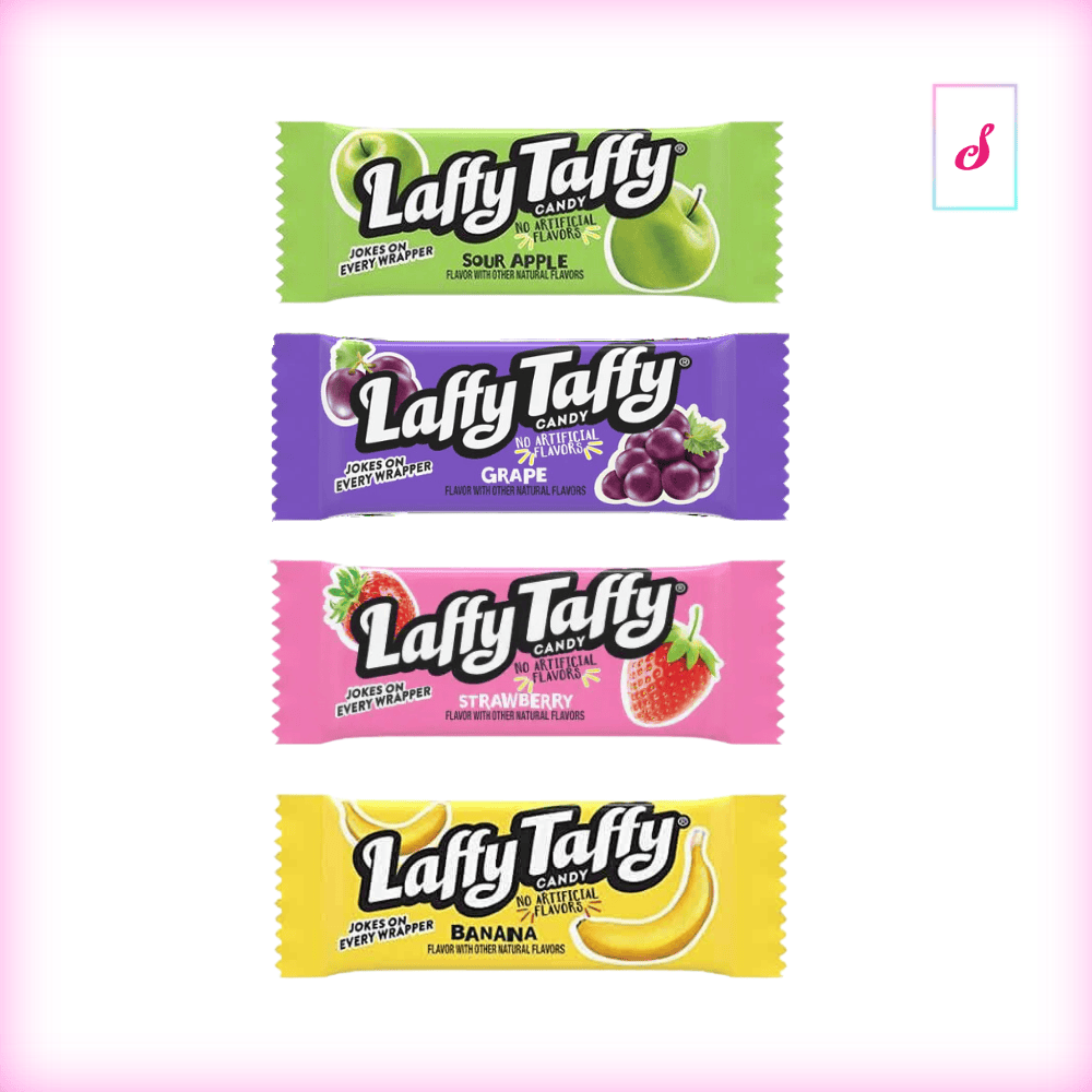 4er Wonka Laffy Taffy Minis Kaubonbon Probierset