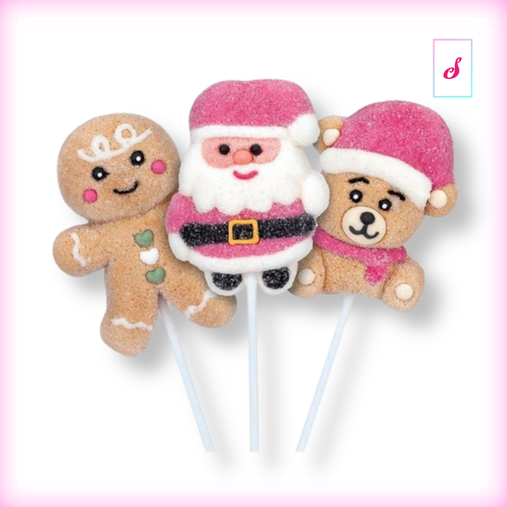 1x Weihnachts Marshmallow Lolli-Pop